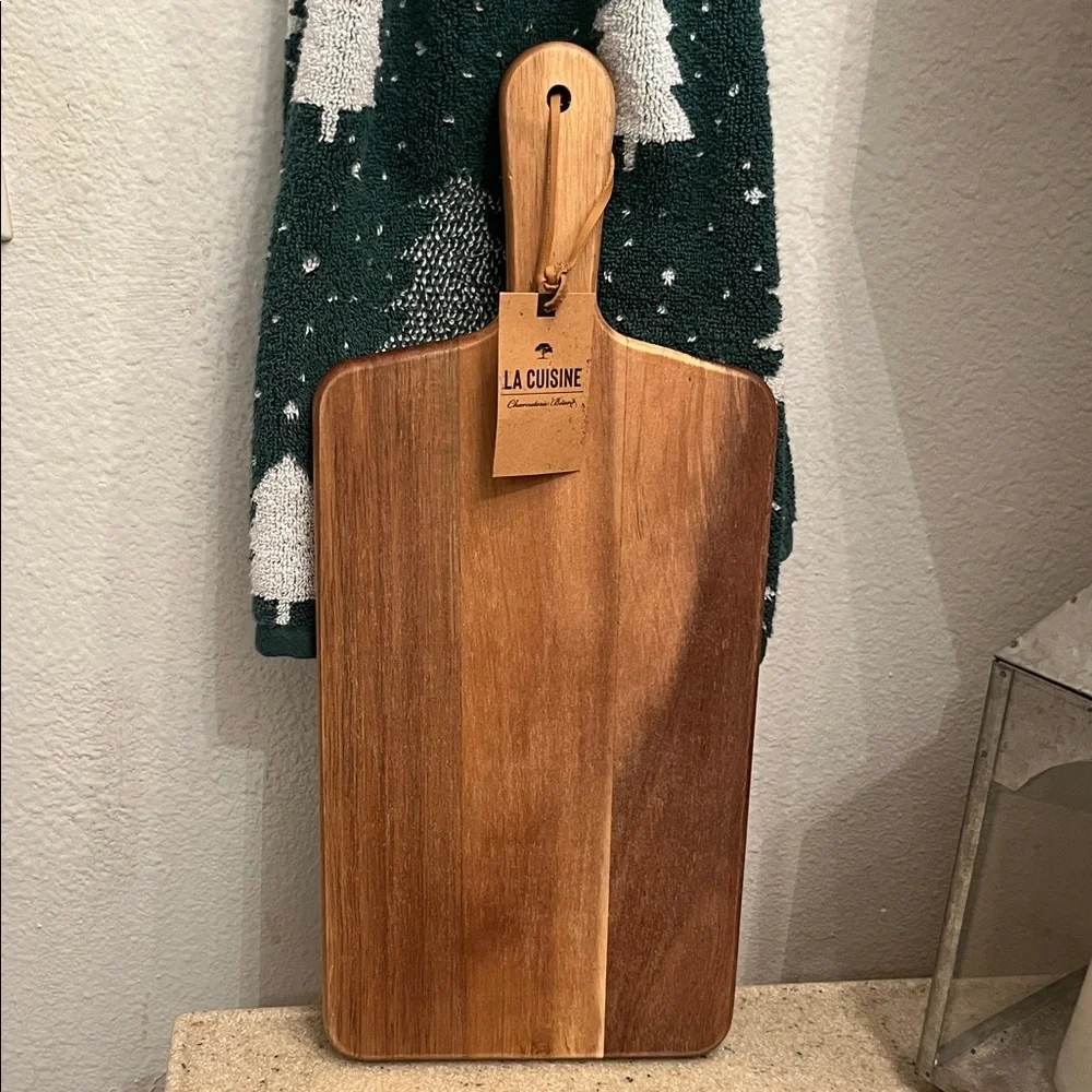 La Cuisine Charcuterie Board Natural Wood